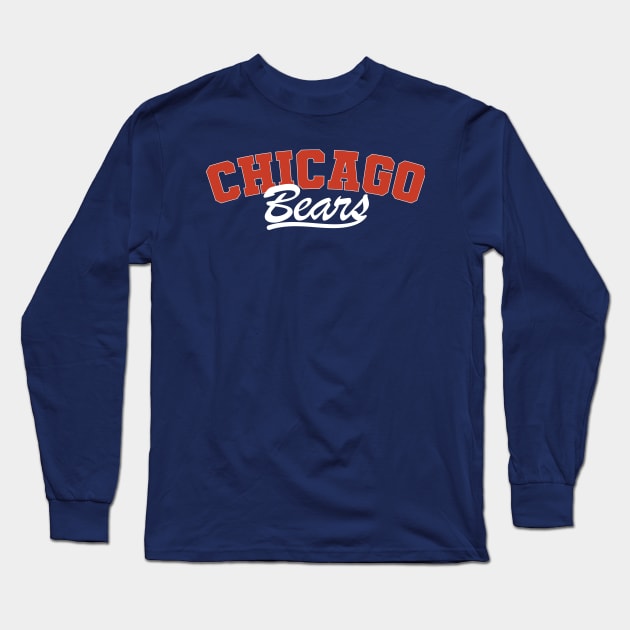 Chicago Bears Long Sleeve T-Shirt by Nagorniak